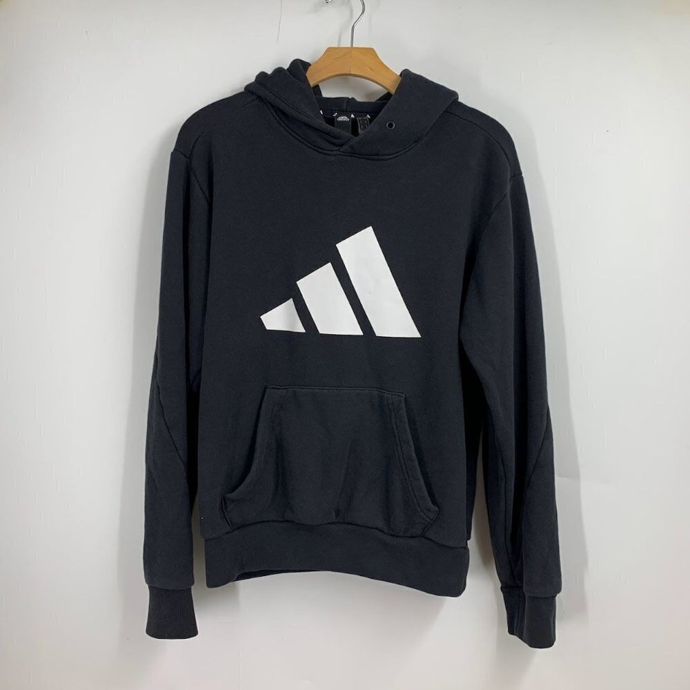 Adidas Men's Future Icons Classic Logo Graphic Long Sleeve‎ Hoodie Size S